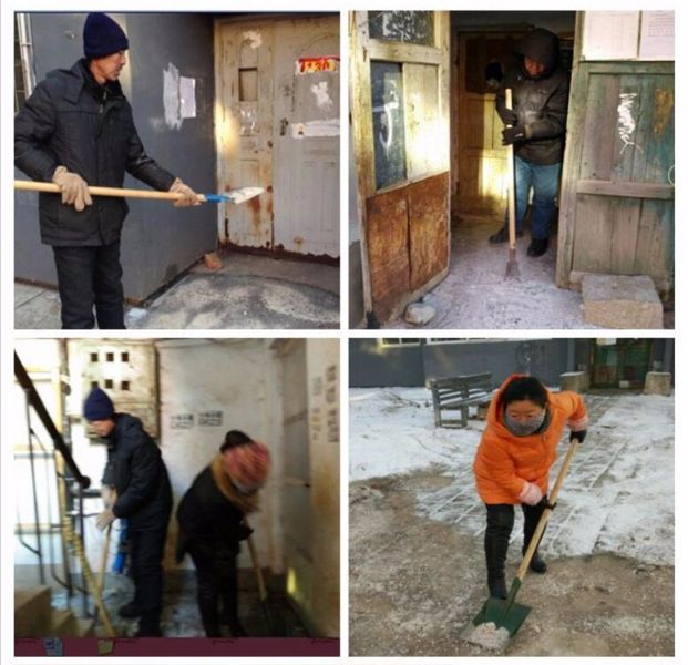 发挥网格作用，热心为居民服务