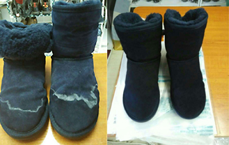 雪地靴上色120元起