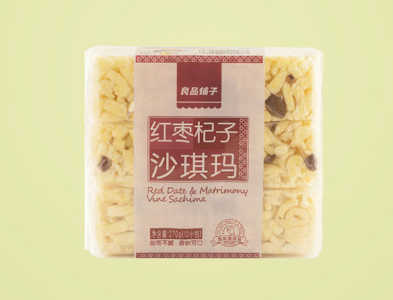 良品铺子沙琪玛酥红枣杞子