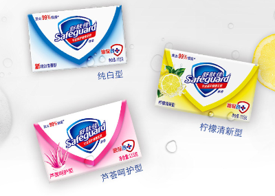舒肤佳香皂混合三块促销装（纯白清香+柠檬清新+芦荟呵护）