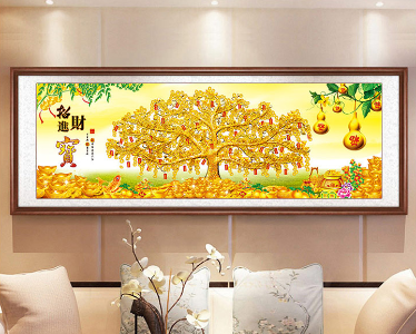 十字绣 黄金满地 钻石画
