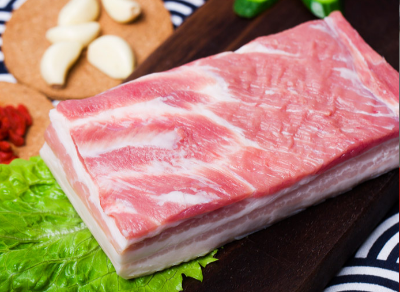 猪带皮五花肉500g袋