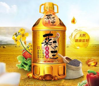 菜子王 A级纯香传统压榨 非转基因 菜籽油 食用油4L