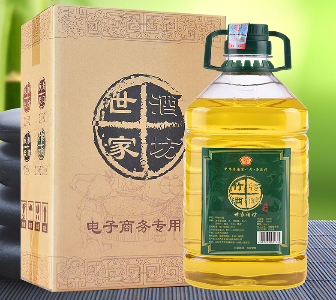 山西杏花村汾酒竹叶青45度桶装粮食酒2.5L 45度