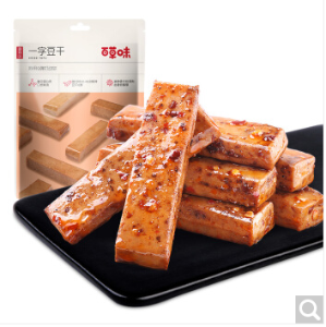 百草味麻辣一字豆干200g袋