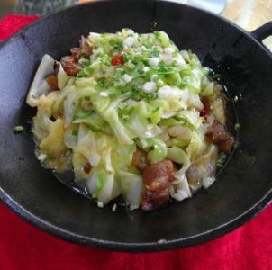 干锅手撕包菜