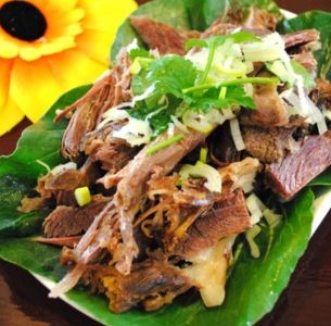炝拌狗肉