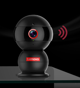 联想（Lenovo） 看家宝Thinker 智能网络家用室内网络监控安防一体机摄像头无线wifi 酷黑版