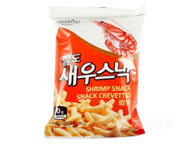 葩朵鲜虾脆70G