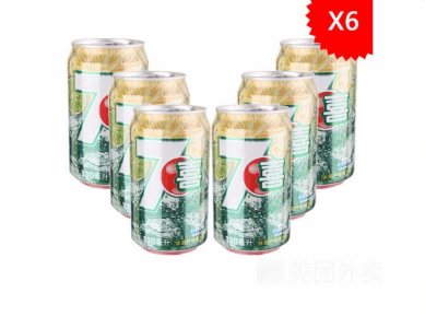 七喜330ML6罐