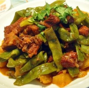 排骨豆角粉
