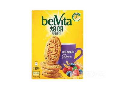 焙朗早餐饼混合莓果味300G
