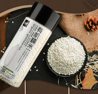 人民食品 有机糯米安徽蚌埠糯米圆糯米江米粽子米五谷杂粮410g