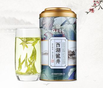 梅府茗家茶叶 2018新茶 绿茶 西湖龙井茶雨前鲜爽罐装250g春茶