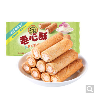 徐福记卷心酥夹心饼干香浓奶油味105g
