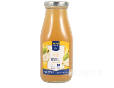 MC100%梨汁250ML
