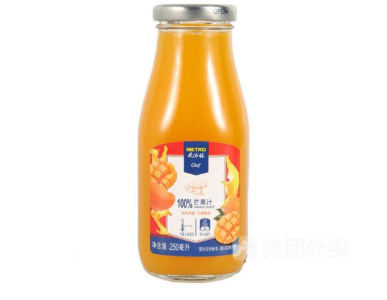 MC100%芒果汁250ML