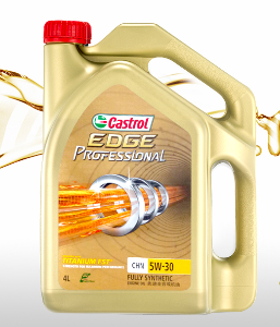 嘉实多（Castrol）极护专享 5W-30 4L 全合成机油润滑油 SNCF汽车用品