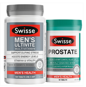 Swisse男士能量套装（男维生素120粒+锯棕榈番茄红素50片 ）