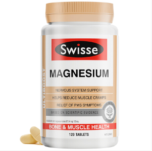 澳洲进口 Swisse 补镁片120片 成人青少年维生素 VC补钙好搭档 补矿物质