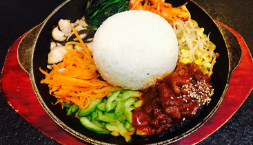 石板牛肉饭