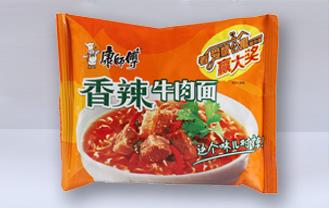 康师傅香辣牛肉面
